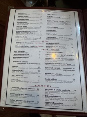 Menu photo 1 L'Osteria Boston, MA