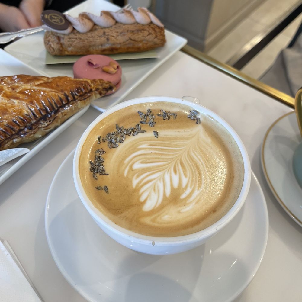Marvel Cake - Lavender Latte with assorted pastries - Bakeries Near Me - Campbell, California Marvel Cake - Lavender Latte with assorted pastries - Bakeries Near Me - Campbell, California