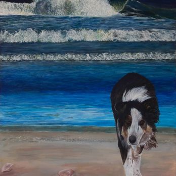 HueArtWorks - Meadow at the beach. 2'X3' Acrylic painting completed July 2025. - Art Classes Near Me HueArtWorks - Meadow at the beach. 2'X3' Acrylic painting completed July 2025. - Art Classes Near Me