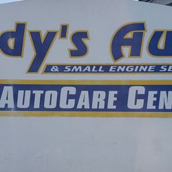 Andy's Auto & Small Engine Service - This is the sign out front. Say hi to Mike for me!