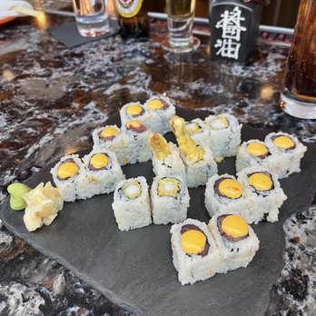 Sushisamba - Spicy Tuna and Shrimp Tempura rolls - Asian Fusion Near Me - Las Vegas, Nevada
