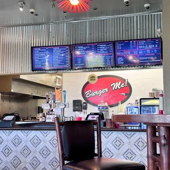 Burger Me! - Inside counter - menu - Burgers Near Me - Reno, Nevada Burger Me! - Inside counter - menu - Burgers Near Me - Reno, Nevada