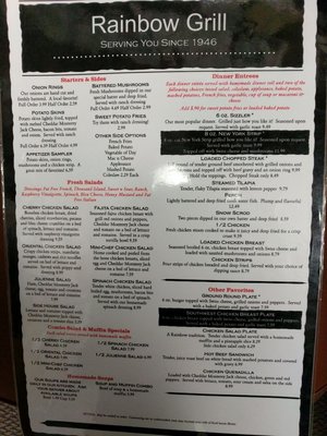 Menu photo 4 Rainbow Grill Grandville, MI