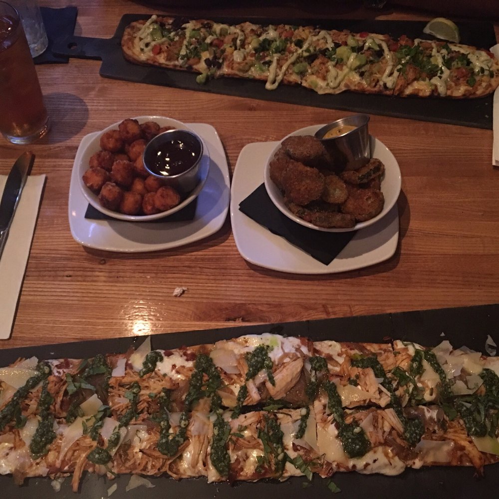 Craft Street Kitchen - Oldsmar - Southwest flatbread, sweet potato tots, fried pickles, Tuscan flatbread...dinner and leftovers under $40! - New American Near Me - Oldsmar, Florida Craft Street Kitchen - Oldsmar - Southwest flatbread, sweet potato tots, fried pickles, Tuscan flatbread...dinner and leftovers under $40! - New American Near Me - Oldsmar, Florida