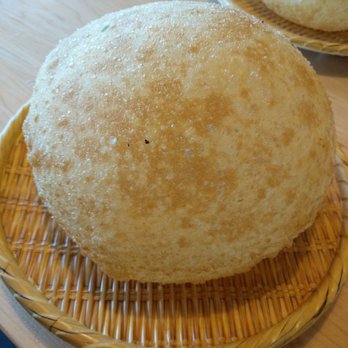 Mama Chang - Bubble pancake, worth it just to try for the novelty. But it's also quite good with the curry sauce. - Chinese Near Me - Fairfax, Virginia