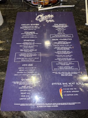 Menu photo 3 The Palace Station Oyster Bar Las Vegas, NV Menu photo 3 The Palace Station Oyster Bar Las Vegas, NV