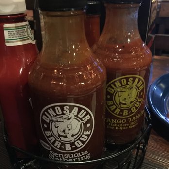 Dinosaur Bar-B-Que - BBQ Sauces--I liked both - Barbeque Near Me - Brooklyn, New York