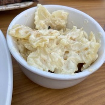 CJ’s Surf and Turf - Macaroni and cheese side (actually bowtie pasta) - Seafood Near Me - Johnstown, Pennsylvania CJ’s Surf and Turf - Macaroni and cheese side (actually bowtie pasta) - Seafood Near Me - Johnstown, Pennsylvania