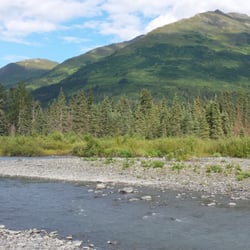 Granite Creek - Granite Creek, shallow, very wide, easy to cross, not very picturesque