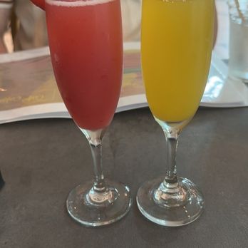 Bistro Cafe - Strawberry and mango mimosas - Breakfast & Brunch Near Me - Miami, Florida Bistro Cafe - Strawberry and mango mimosas - Breakfast & Brunch Near Me - Miami, Florida
