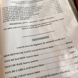 Le C Gourmand - Carte