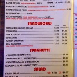 Kelsey G's Pizza & More - Small menu, but what they make is great.