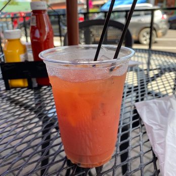 Angler's Bar & Grill - Bloody- there was some toppings but I ate them right away. - Pizza Near Me - Hayward, Wisconsin