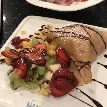 Snowflake Tea House - mixed fruit crepe - Desserts Near Me - Duluth, Georgia Snowflake Tea House - mixed fruit crepe - Desserts Near Me - Duluth, Georgia