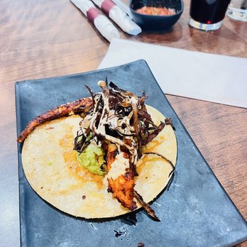 Los Toxicos Mariscos - Octopus flavorless taco - Mexican Near Me - San Fernando, California Los Toxicos Mariscos - Octopus flavorless taco - Mexican Near Me - San Fernando, California