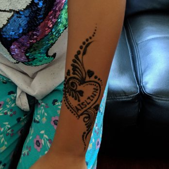Henna Creation - Henna applied to arm - Henna Artists Near Me - Union City, California