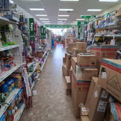 Dollar Tree Store 3077 - Aisle in Dollar Tree Cheney, WA Nov 2025. Not accessible for my mother in a wheelchair.
