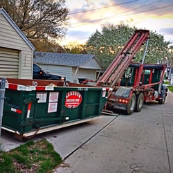 Landrum Disposal, LLC - 10 yard dumpster delivered to Bettendorf, Iowa.