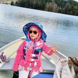 Fishing in Cottage Grove lake.