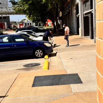 Wulf Burger - Employees cleaning there cars instead of making orders and cleaning restaurant! Poor customer service, store front windows extremely dirty - Burgers Near Me - Dallas, Texas Wulf Burger - Employees cleaning there cars instead of making orders and cleaning restaurant! Poor customer service, store front windows extremely dirty - Burgers Near Me - Dallas, Texas