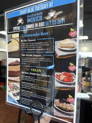 Menu photo 1 Black & Blue Diner Las Vegas, NV