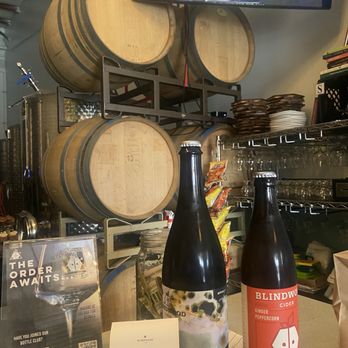 Blindwood Cider Company - Cider bottles to go: Arkansas Black (16). ginger peppercorn(8) - Cideries Near Me - San Leandro, California Blindwood Cider Company - Cider bottles to go: Arkansas Black (16). ginger peppercorn(8) - Cideries Near Me - San Leandro, California