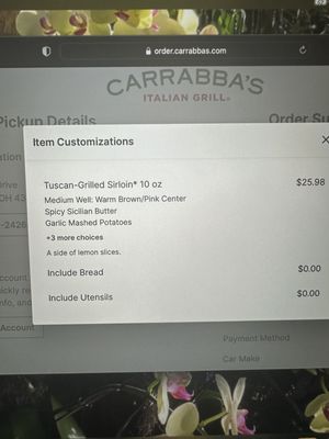 Menu photo 1 Carrabba's Italian Grill Columbus, OH