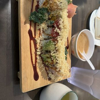 AMA Sushi - Rainbow Dragon Roll - Sushi Bars Near Me - Edina, Minnesota