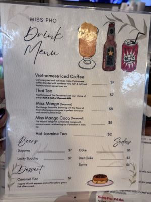 Menu photo 4 Miss Pho Seattle, WA