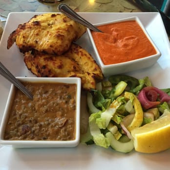 The Kebab Factory - Chapli kebab with curry on the side - Indian Near Me - Somerville, Massachusetts The Kebab Factory - Chapli kebab with curry on the side - Indian Near Me - Somerville, Massachusetts