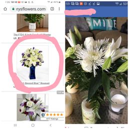 What I ordered vs. what was sent.