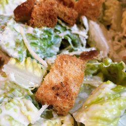 Texas Roadhouse - Ceaser side salad. If you choose salad as both your sides you get a big plate! I couldn't even finish it.