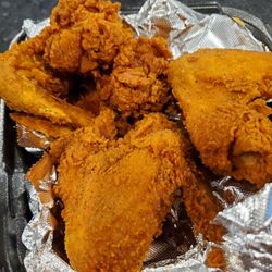 Fried Chicken Wing dinner