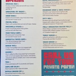 Breakers Bar and Grill - New Breakers Menu!