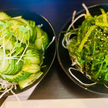 Sushi Boat - Cucumber Salad and Seaweed Salad - Japanese Near Me - Temecula, California