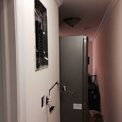 Bcb Property Management Incorporated - Wiring torn apart because the job was done illegally the first time?  Par for the course, when you live in a BCB property. (1)