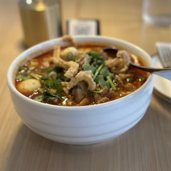 When In Bangkok - Tom Yum Noodles Soup - Thai Near Me - Flushing, New York When In Bangkok - Tom Yum Noodles Soup - Thai Near Me - Flushing, New York