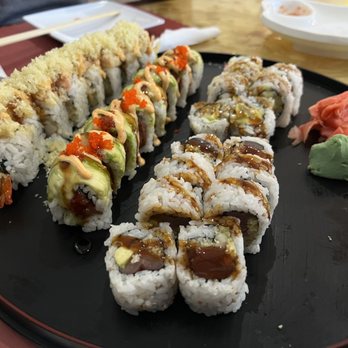 Crazy Cafe - TAMPA roll, Crunchy Roll, Monster Roll, and Pacific Fusion Roll - Japanese Near Me - Riverview, Florida