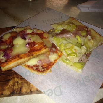 Slice Pizza & Bread Bar - The ham and leek is a personal fave - Pizza Near Me - Manchester, XGM Slice Pizza & Bread Bar - The ham and leek is a personal fave - Pizza Near Me - Manchester, XGM