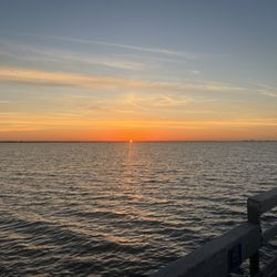 Safety Harbor Pier - Manatees and sunrise!