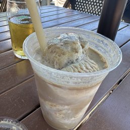 Beer and a European Iced Coffee Beer and a European Iced Coffee