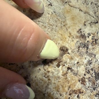 Nail Works - Bulky . Too much polish  super thick - Nail Salons Near Me - Oxnard, California