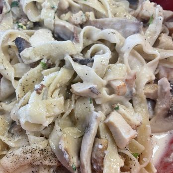 Dough It Up - Chicken mushroom fettuccine bliss. - Italian Near Me - Cedar Park, Texas
