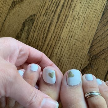 Josephine's Nail Spa - This uneven "nail design artwork" crap cost $8 extra!! Totally ripped off! - Nail Salons Near Me - Studio City, California Josephine's Nail Spa - This uneven "nail design artwork" crap cost $8 extra!! Totally ripped off! - Nail Salons Near Me - Studio City, California