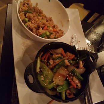 Fuchai - Chicken stir fry with veggie fried rice - Korean Near Me - Miami, Florida