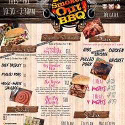 All Smoked Out BBQ - Lunch Menu