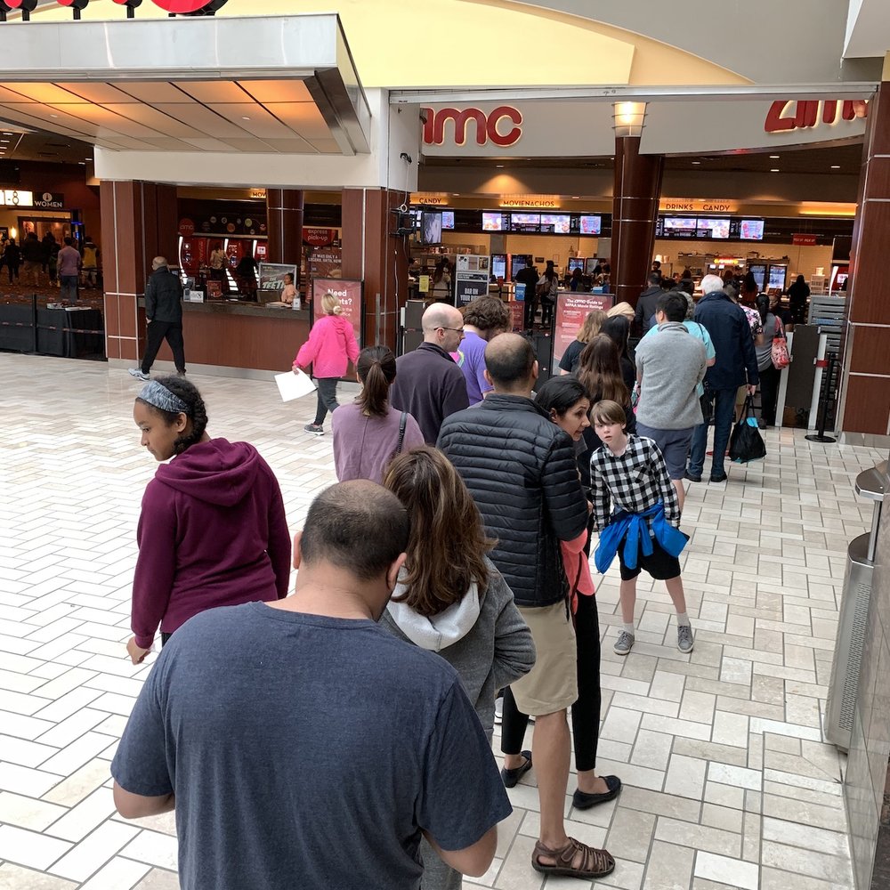 AMC Tysons Corner 16 - Only 1 employee selling tickets and checking online tickets - Cinema Near Me - Mclean, Virginia