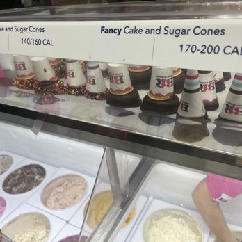 Baskin-Robbins - Ice cream cone options - Ice Cream & Frozen Yogurt Near Me - Fresno, California
