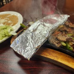Los Charros D&G Mexican Grill & Bar - Lunch fajitas (steak)