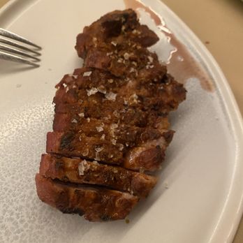 Txula Steak at Mercado Little Spain - Pluma Iberica - Grilled pork loin cap - Spanish Near Me - New York, New York Txula Steak at Mercado Little Spain - Pluma Iberica - Grilled pork loin cap - Spanish Near Me - New York, New York